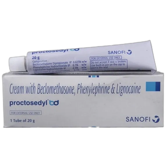 proctosedyl bd cream 20 gm